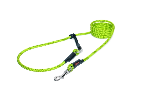 EASYLONG Hundeleine - M - 2,5m - lime swirl EASYLONG Hundeleine - M - 2,5m - lime swirl